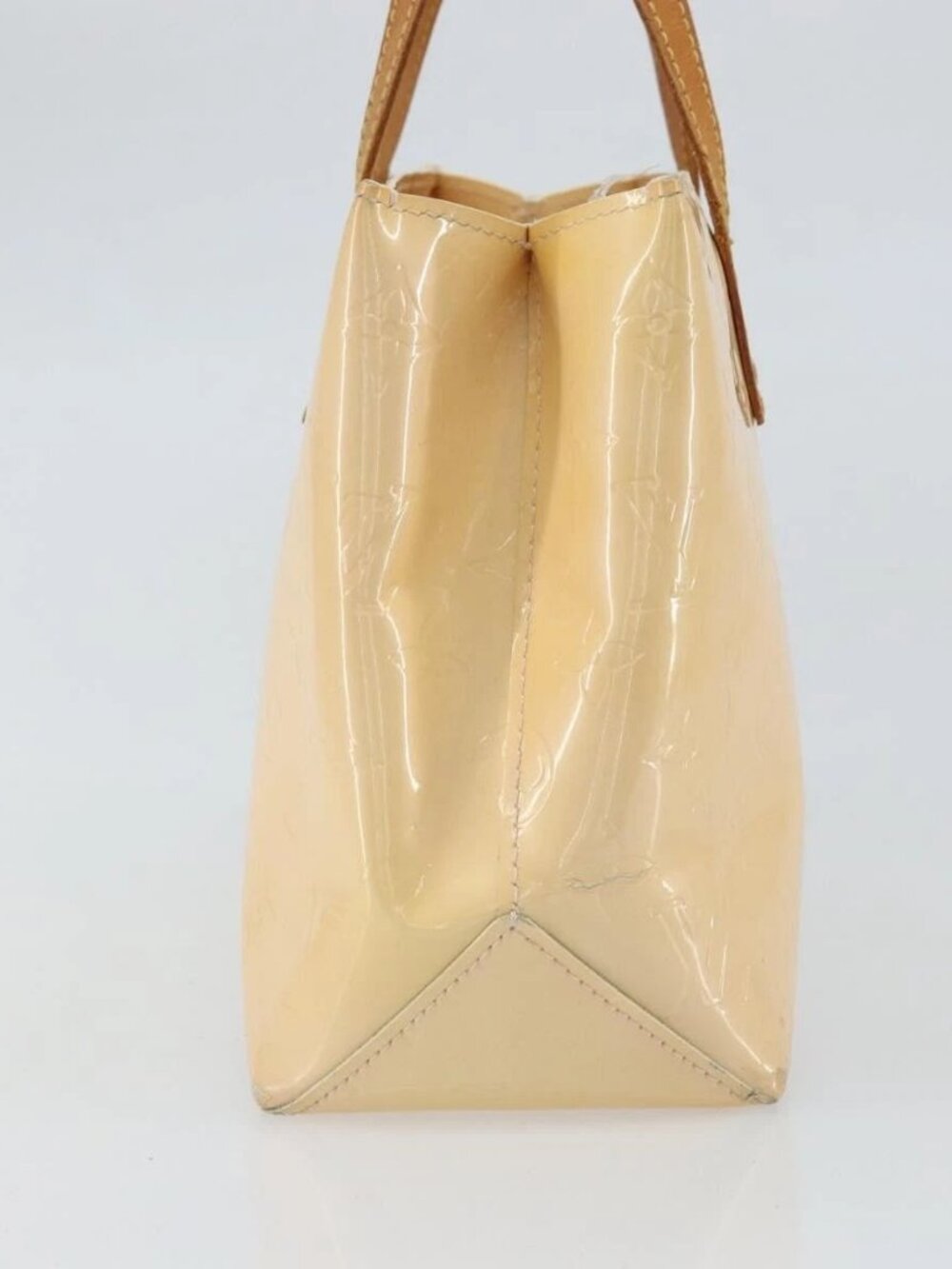 LOUIS VUITTON Monogram Vernis Reade PM Bag Marshmallow Pink M91306 Auth hk3342 - Picture 2 of 16